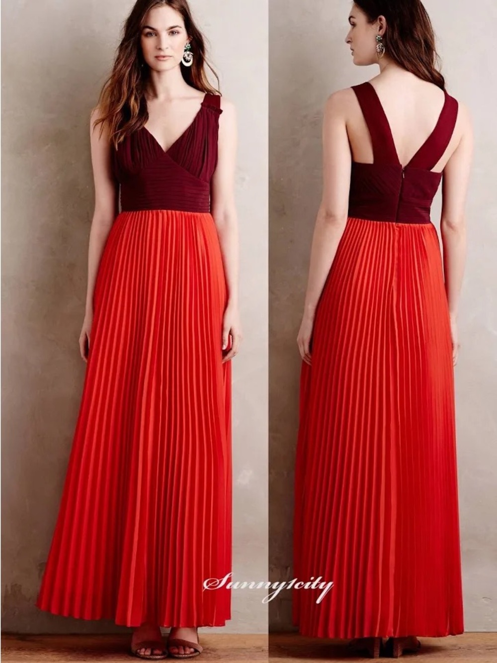 Anthropologie Roja Maxi Dress By Moulinette Soeurs 2P
